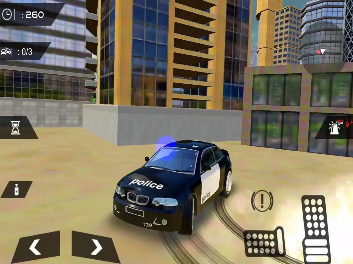 ภาพหน้าจอของ Police Car: City Sim iPad 