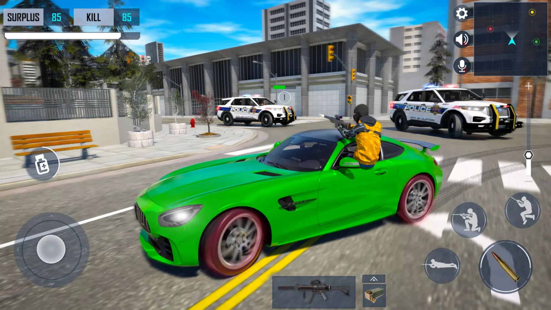 Gangster Shooting Police Game Ekran Görüntüleri