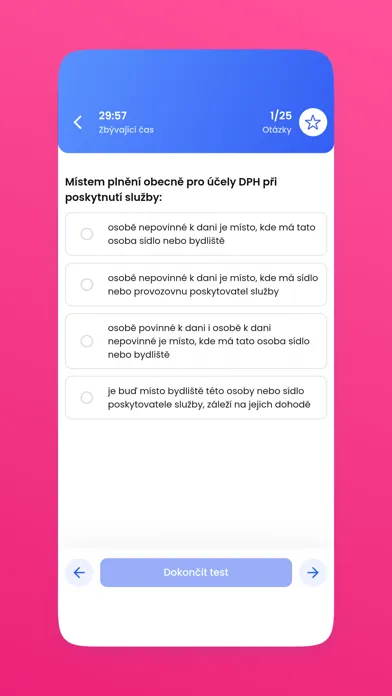 Capturas de tela do Autoškola Testy - Čeština