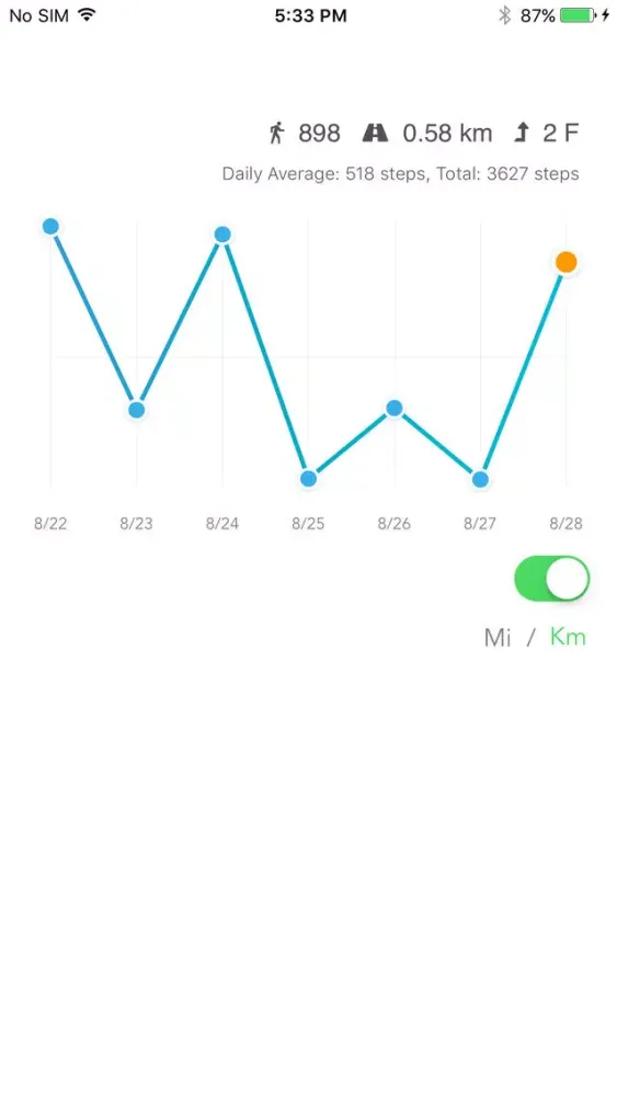 Pedometer Steps Ekran Görüntüleri