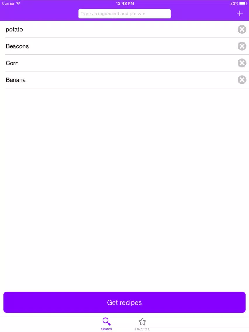 Delicious Real Recipes iPad  Screenshots