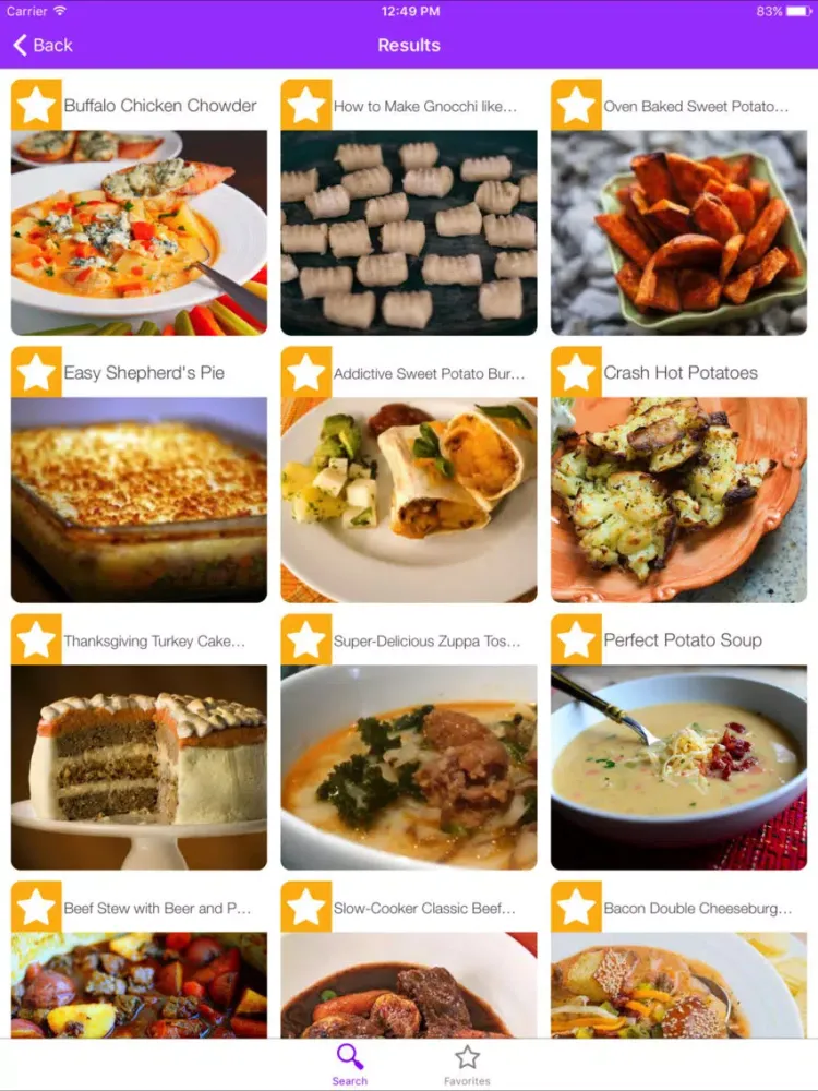Screenshot di Delicious Real Recipes iPad 