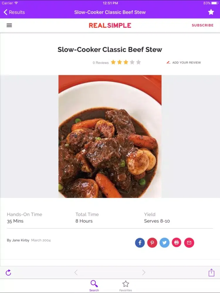 Screenshot di Delicious Real Recipes iPad 
