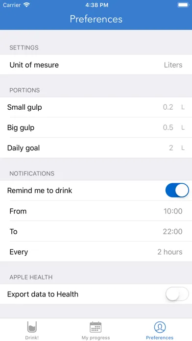 Water Tracker & Water Reminder Screenshots