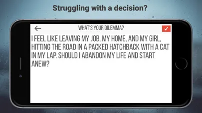 Should I ? - Decision Maker Screenshots