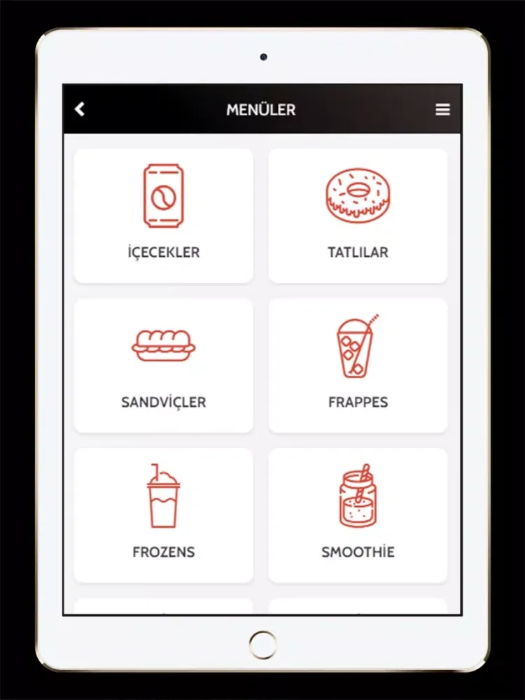 Starks Coffee iPad  سکرین شاٹس