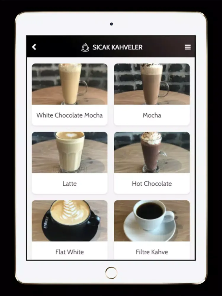 Starks Coffee iPad  سکرین شاٹس