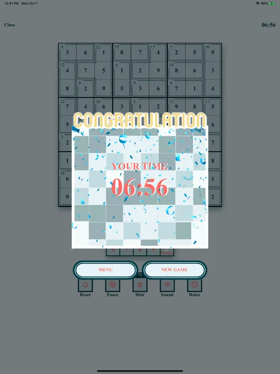 Скриншоты Killer Sudoku Challenge iPad 