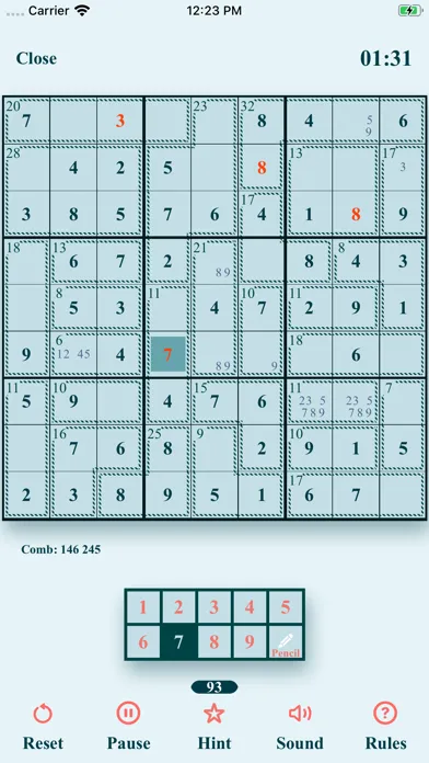 Скриншоты Killer Sudoku Challenge