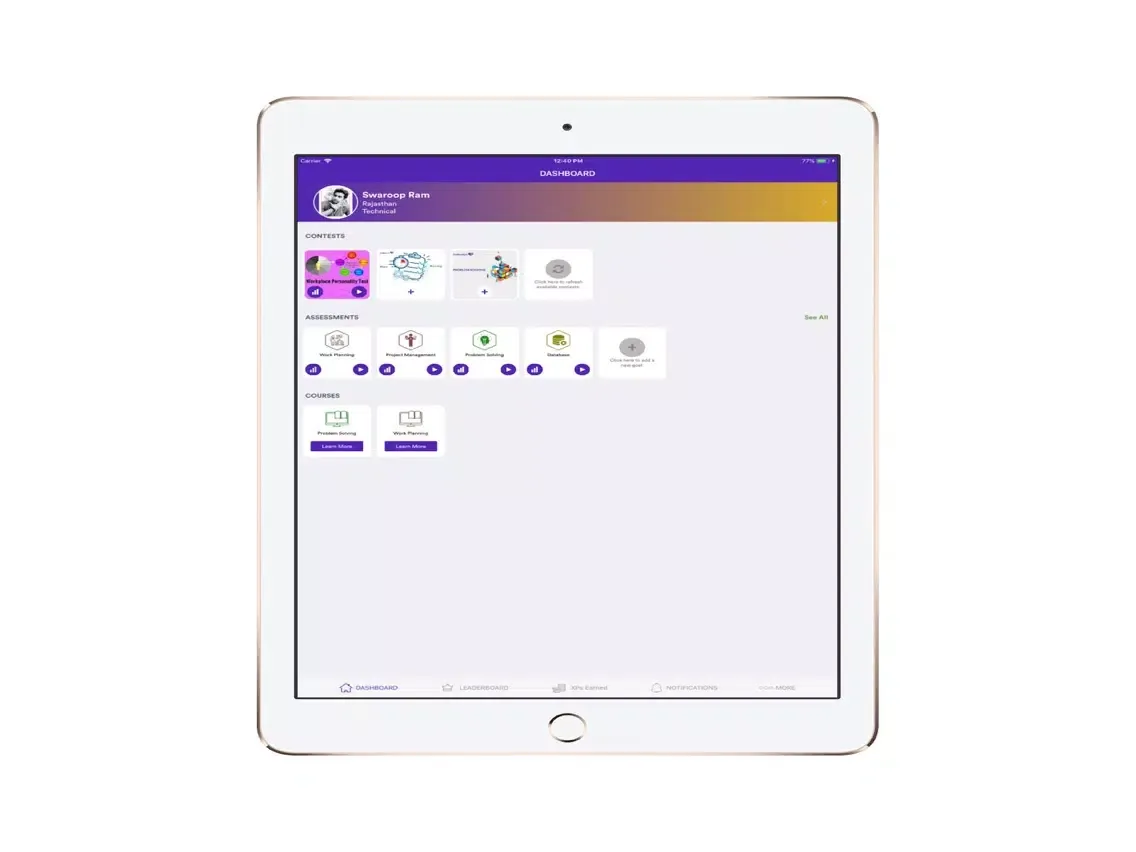 Tangkapan skrin Shinken App iPad 