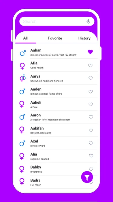 Baby Names - Drlogy Ekran Görüntüleri