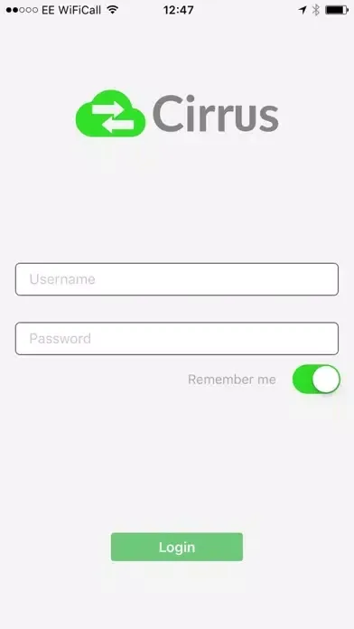 CIRRUS Mobile App स्क्रीनशॉट