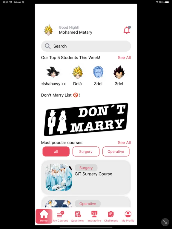 DR-MATARY iPad  Screenshots
