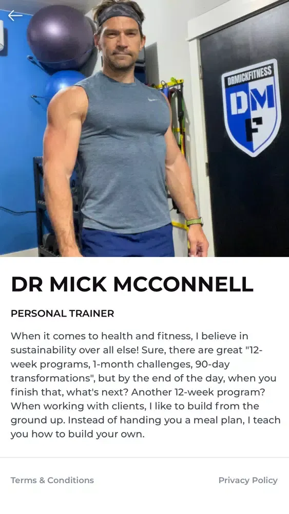 DR MICK FITNESS स्क्रीनशॉट