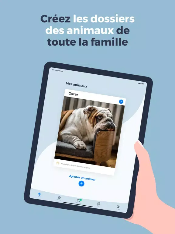 Tangkapan layar Dr Milou iPad 
