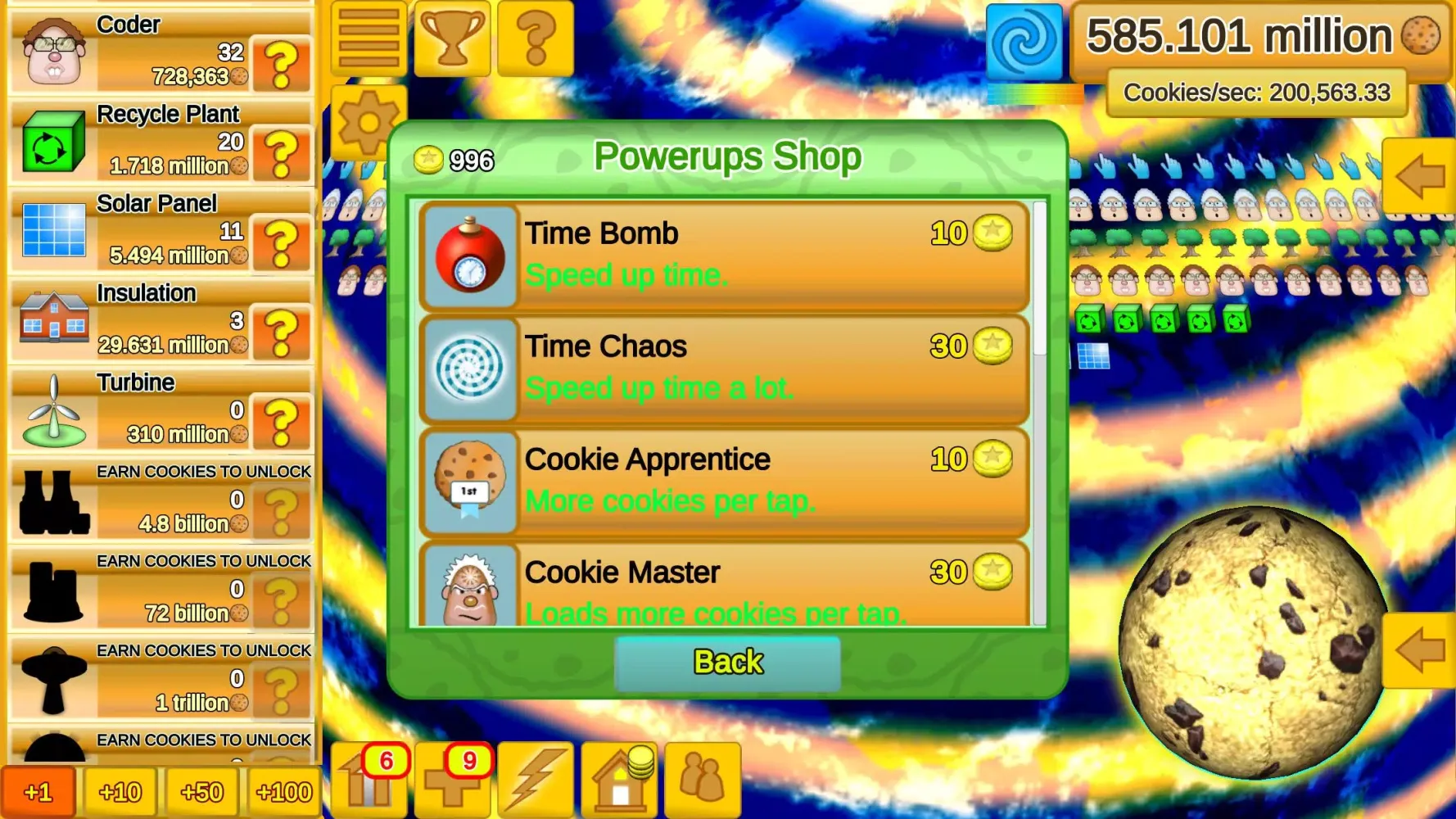 Cookie Clicker Save The World স্ক্রিনশট