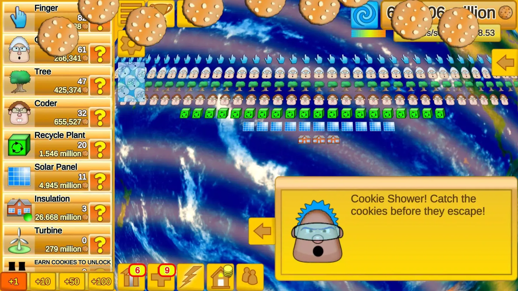 Cookie Clicker Save The World স্ক্রিনশট