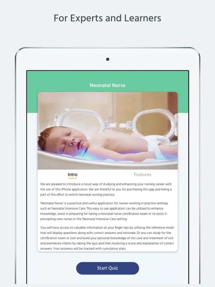 Captures d'écran de Neonatal Nurse iPad 