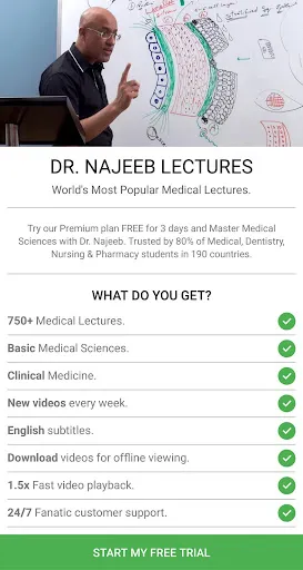 Dr. Najeeb Lectures Screenshots