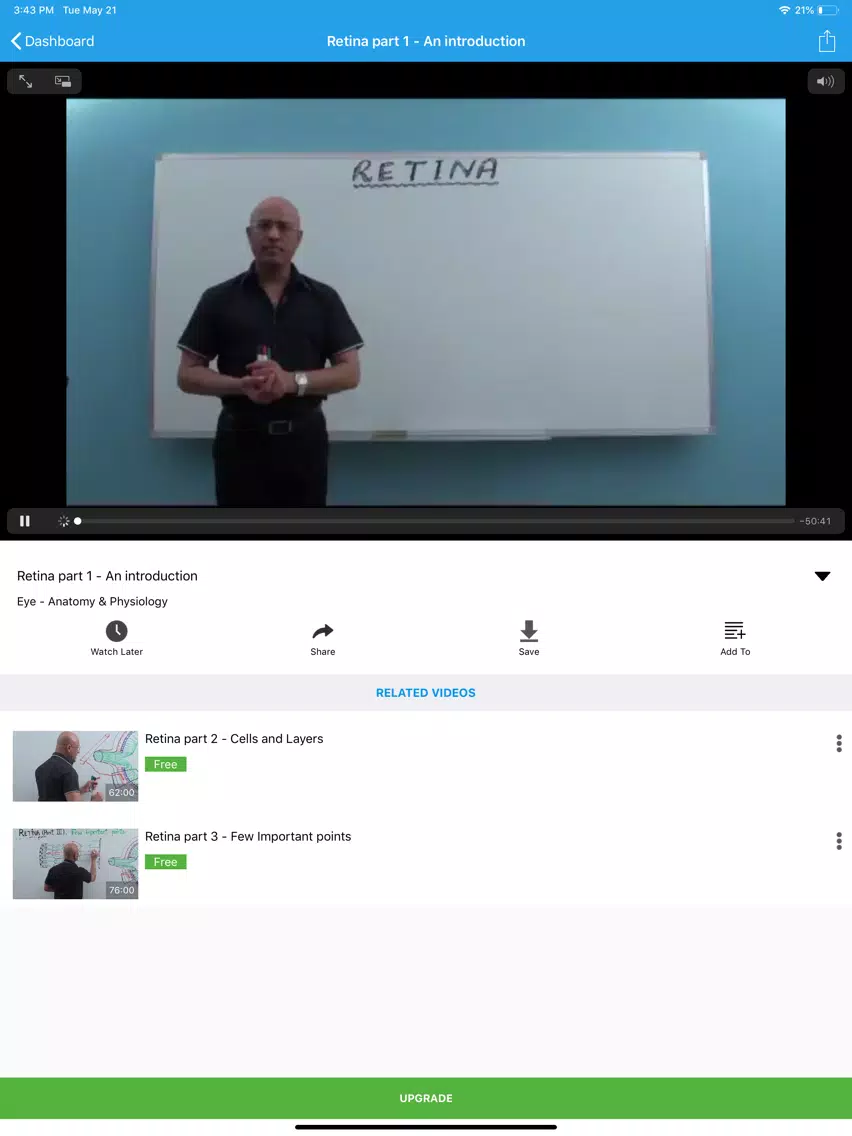 ภาพหน้าจอของ Dr. Najeeb Lectures iPad 