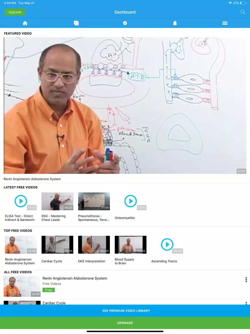 ภาพหน้าจอของ Dr. Najeeb Lectures iPad 