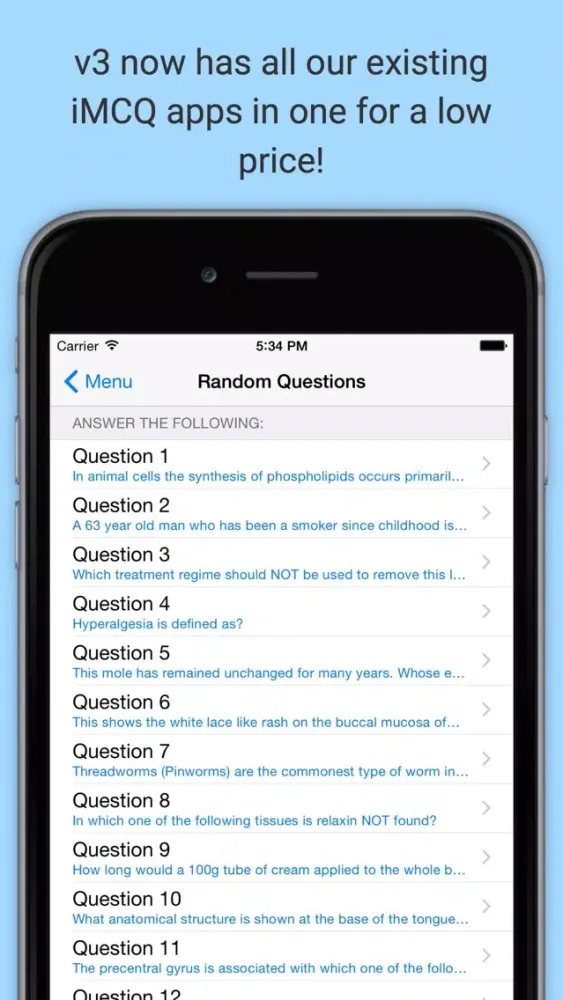 iMCQs in General Medicine Screenshots