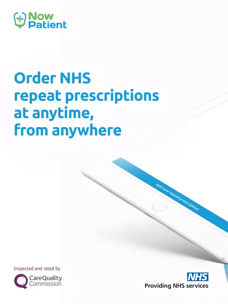 Now Patient: NHS Prescriptions iPad  Screenshots