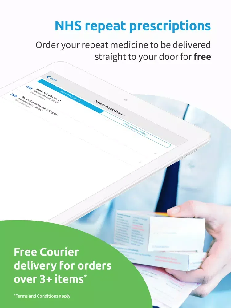 Now Patient: NHS Prescriptions iPad  Screenshots