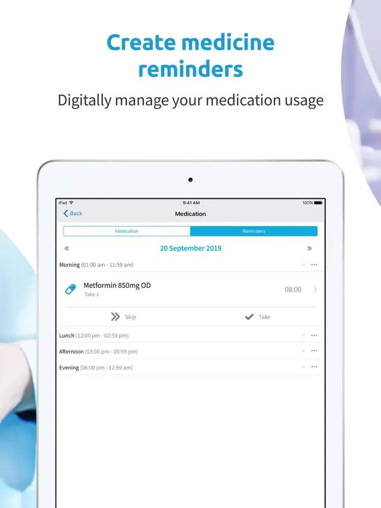 Now Patient: NHS Prescriptions iPad  Screenshots