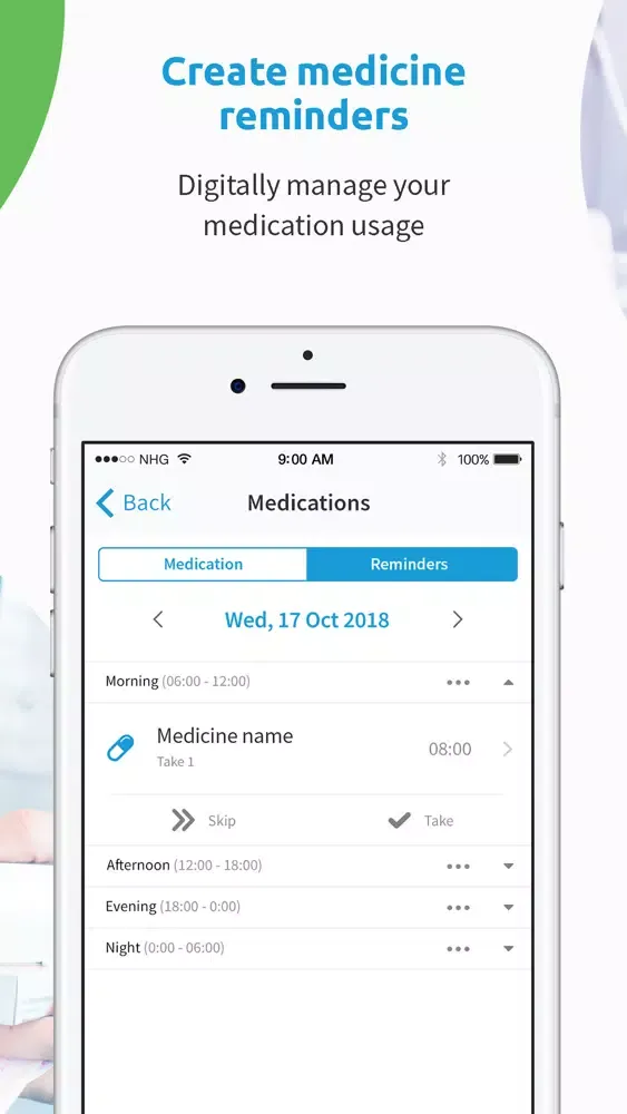 Now Patient: NHS Prescriptions Screenshots