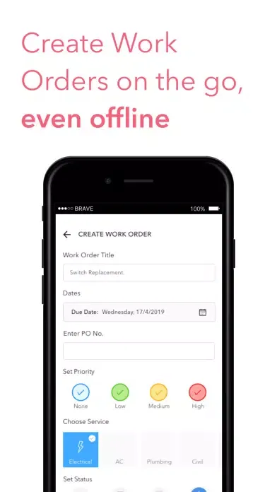 Capturas de pantalla de Drober Work Order Maintenance