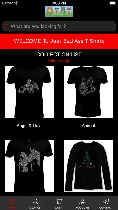 Just Bad Ass T Shirts Screenshots