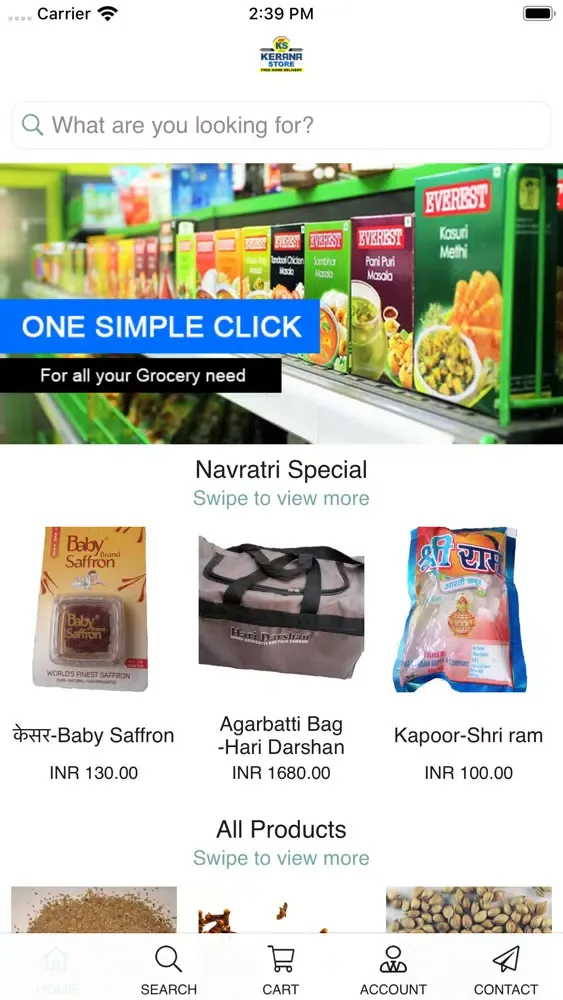 Tangkapan layar kStore - Shopping App