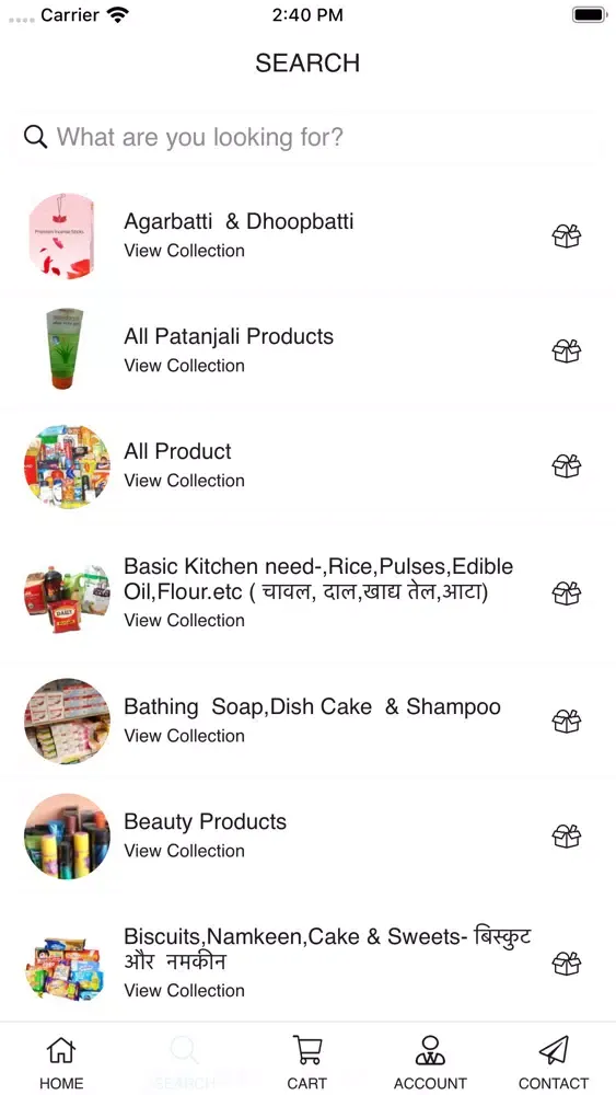 Tangkapan layar kStore - Shopping App