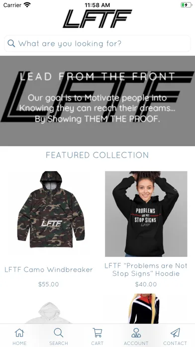 Tangkapan layar LFTF Store App