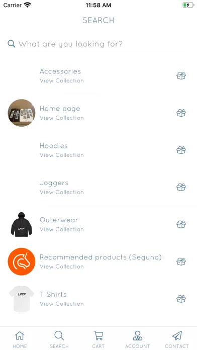 Tangkapan layar LFTF Store App