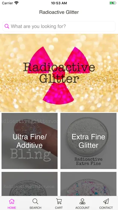 ภาพหน้าจอของ Radioactive Glitter