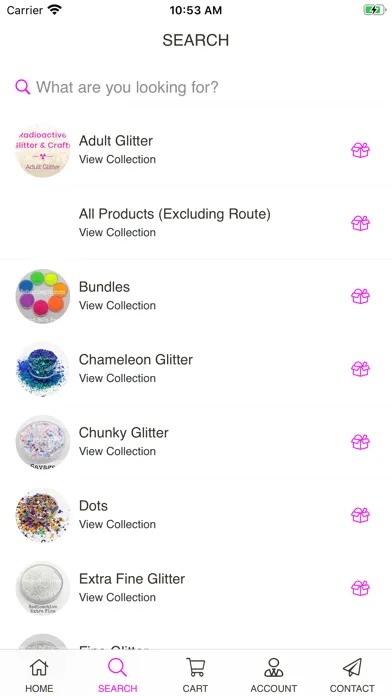 ภาพหน้าจอของ Radioactive Glitter
