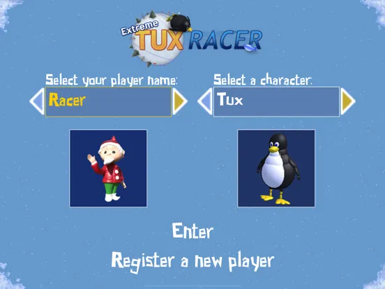 Extreme Tux Racer iPad  سکرین شاٹس