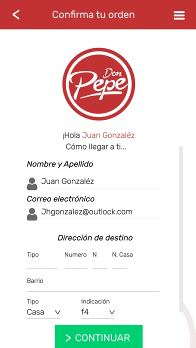 Don Pepe Domicilios Screenshots