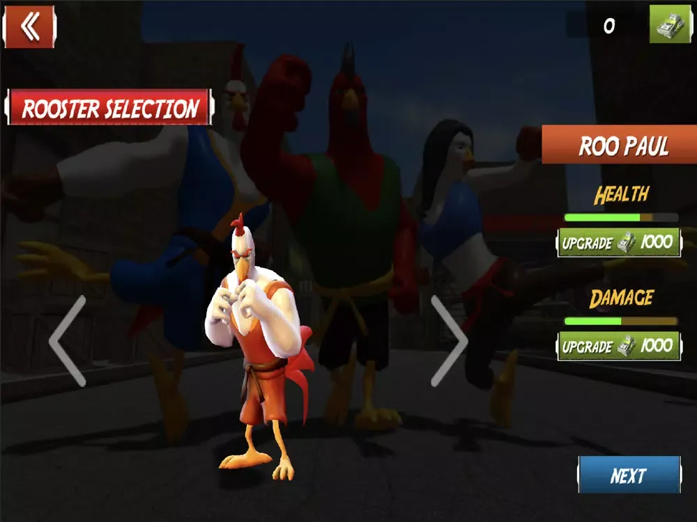Angry Rooster Kung Fu Fighting iPad  Screenshots