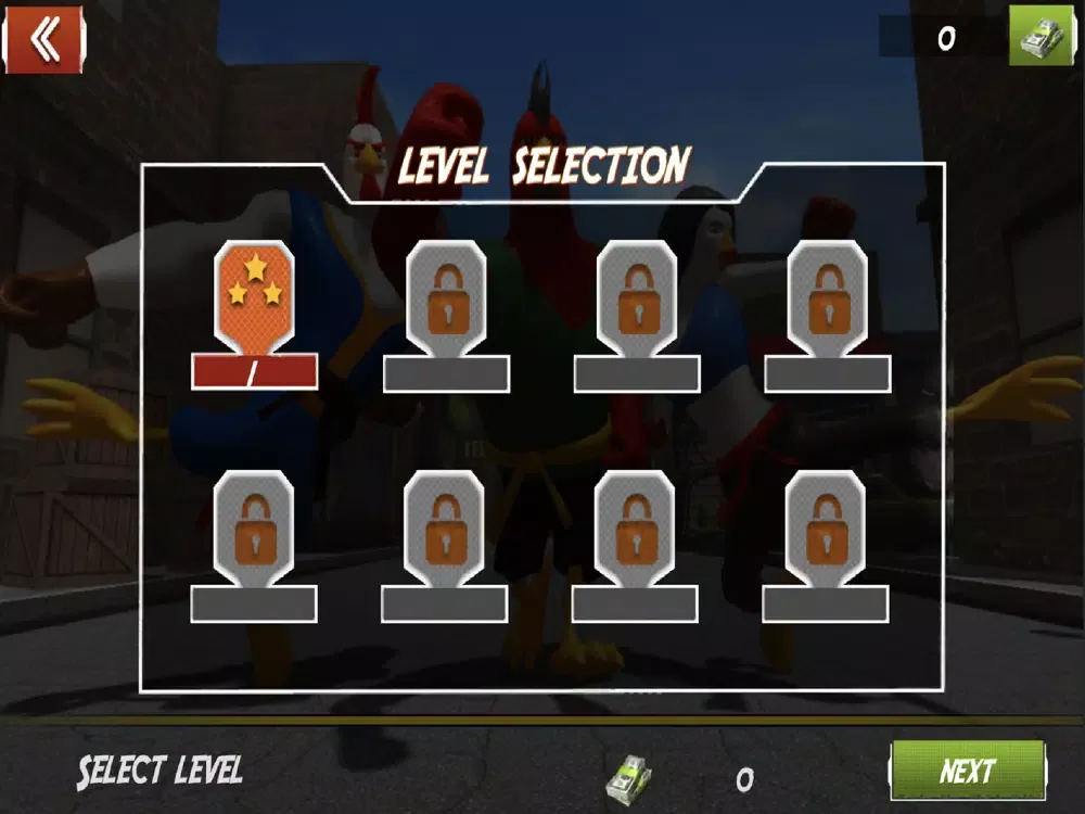 Angry Rooster Kung Fu Fighting iPad  Screenshots