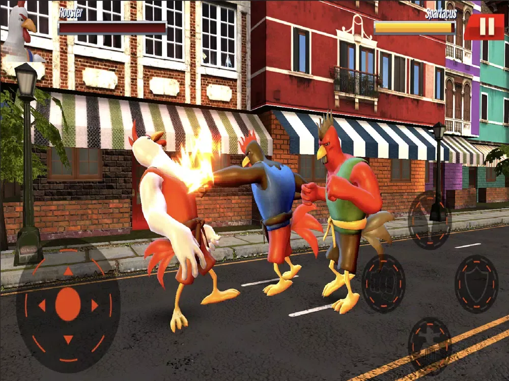 Angry Rooster Kung Fu Fighting iPad  Screenshots
