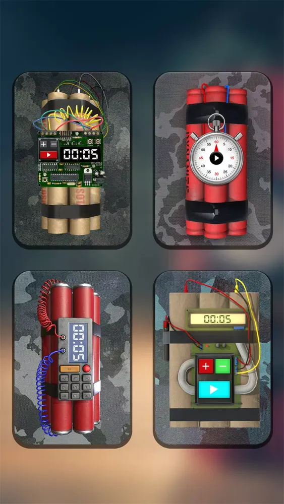 Zrzuty ekranu Time Bomb Broken Screen Prank