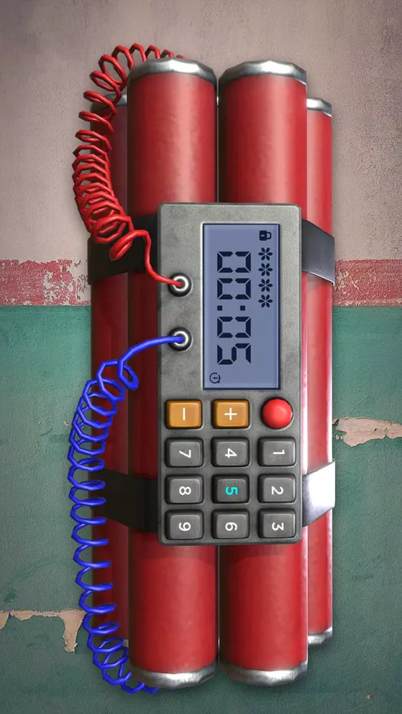 Zrzuty ekranu Time Bomb Broken Screen Prank