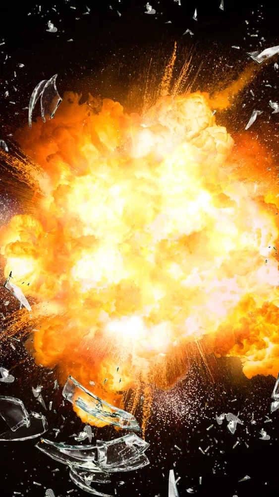 Zrzuty ekranu Time Bomb Broken Screen Prank