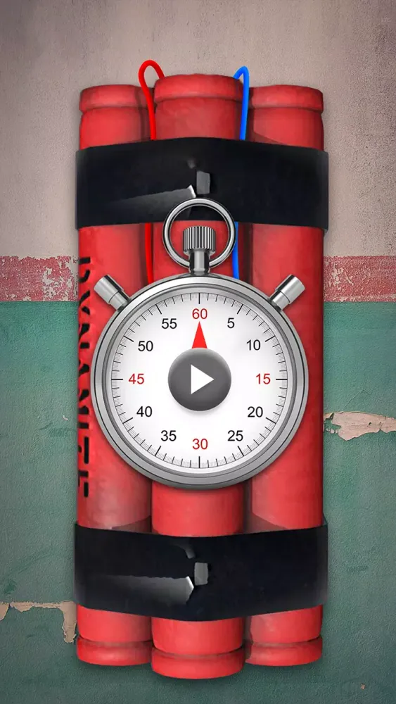 Zrzuty ekranu Time Bomb Broken Screen Prank