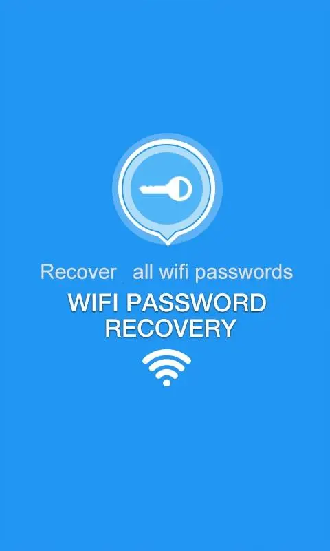 Captures d'écran de WIFI PASSWORD RECOVERY (Need ROOT)