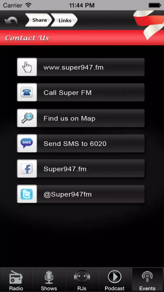 Capturas de pantalla de Super947 FM