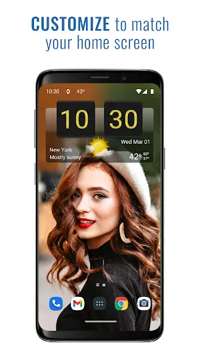 Sense flip clock & weather Pro Screenshots